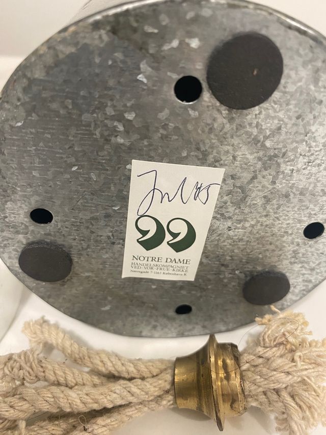 2 Faroles de cristal y laton de mecha.