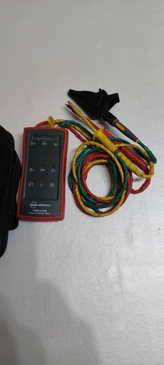 Comprobador de rotación de fases incl. cables .