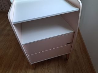 Cuna evolutiva marca Micuna Harmony blanca y rosa