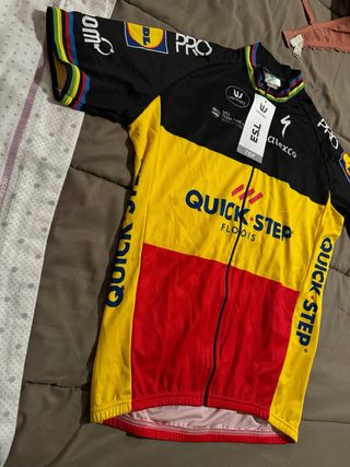 maillot quick step floors Campeon Belgica NUEVO 