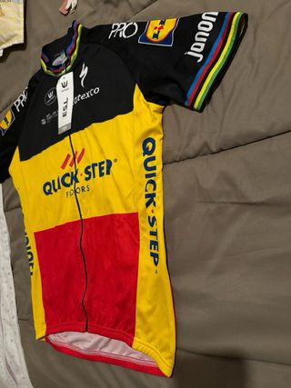 maillot quick step floors Campeon Belgica NUEVO 