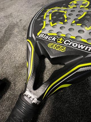 Pala Padel Black Crown Genius