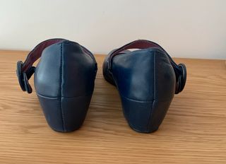 Zapatos azules de piel de Zendra talla 36