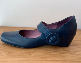 Zapatos azules de piel de Zendra talla 36