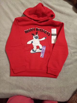 Sweatshirt natal vermelha