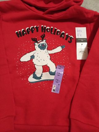 Sweatshirt natal vermelha