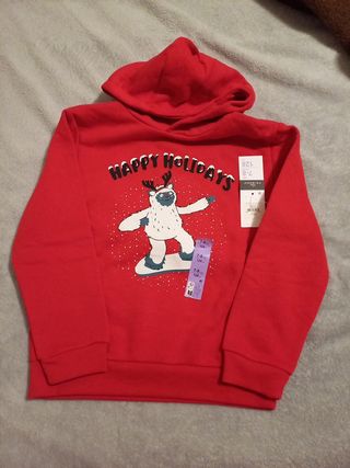 Sweatshirt natal vermelha