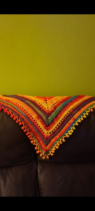 Pañuelo bufanda triangular