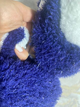 pantofole bambini coniglietto blu