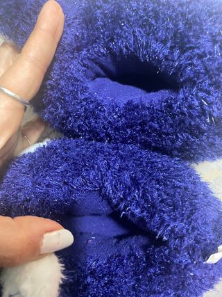 pantofole bambini coniglietto blu