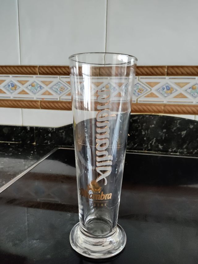 Vaso cerveza Alhambra