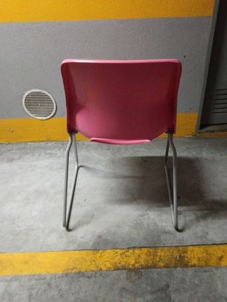 Silla de escritorio IKEA rosa
