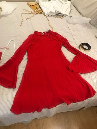 Vestido Rojo Pull & Bear