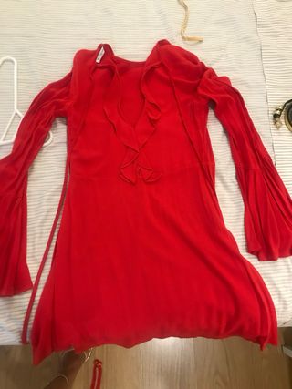 Vestido Rojo Pull & Bear