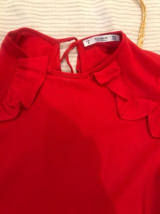 Vestido Rojo Pull & Bear