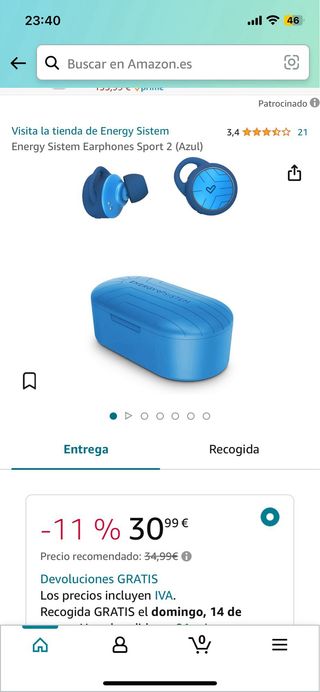 auriculares energy sistem sport