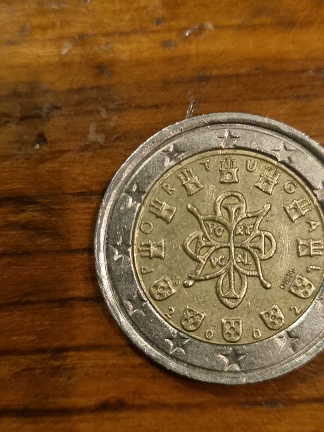 Moneda 2€ Portugal mala acuñacion