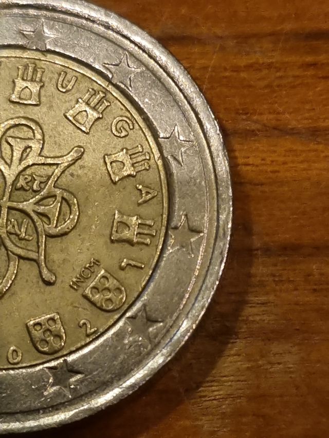 Moneda 2€ Portugal mala acuñacion