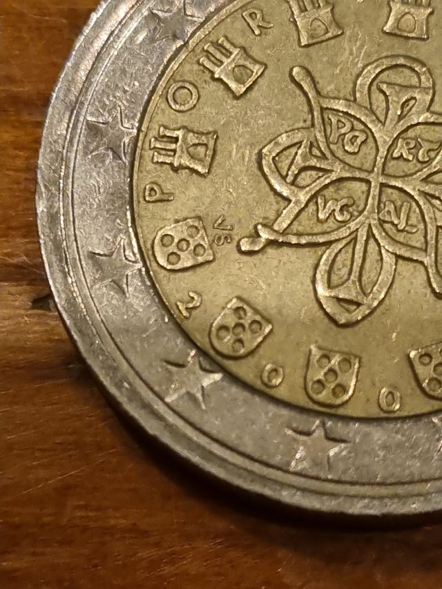 Moneda 2€ Portugal mala acuñacion