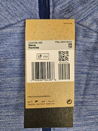 Chaqueta Nike Academy XS con etiquetas