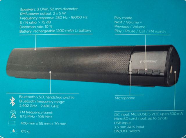 Altavoz Inalámbrico