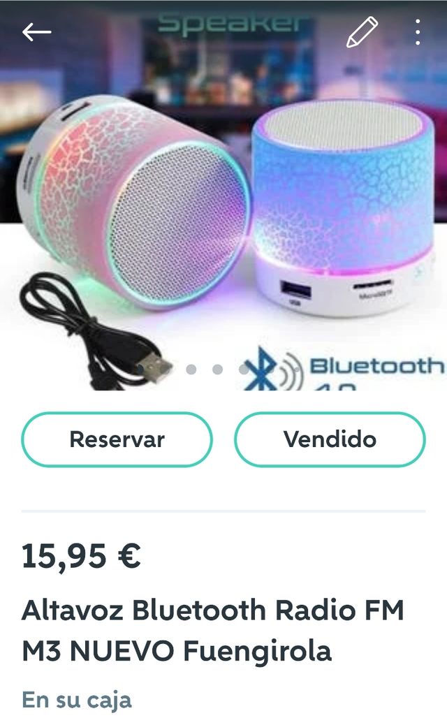 Altavoz Bluetoot Radio SUPERCOMPLETO Fuengirola