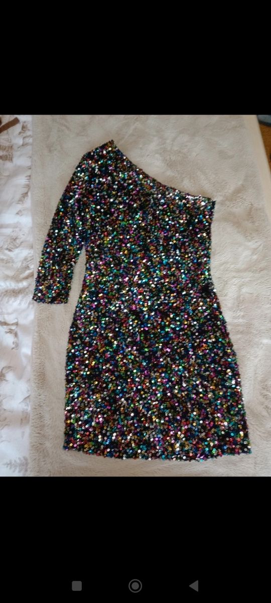 Vestido lentejuelas talla M