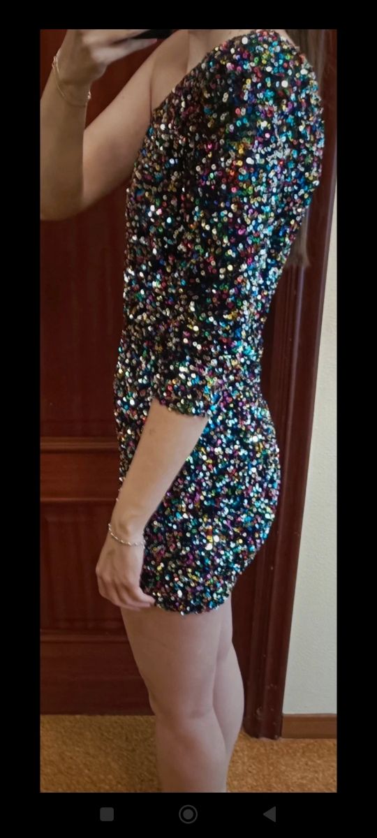 Vestido lentejuelas talla M