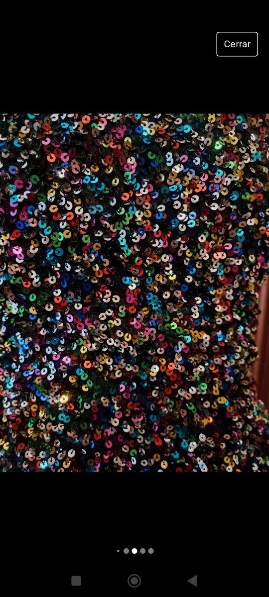 Vestido lentejuelas talla M