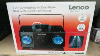 🔵⭐ Maquina niebla Lenco LFM 220BK + tripode ⭐🔵