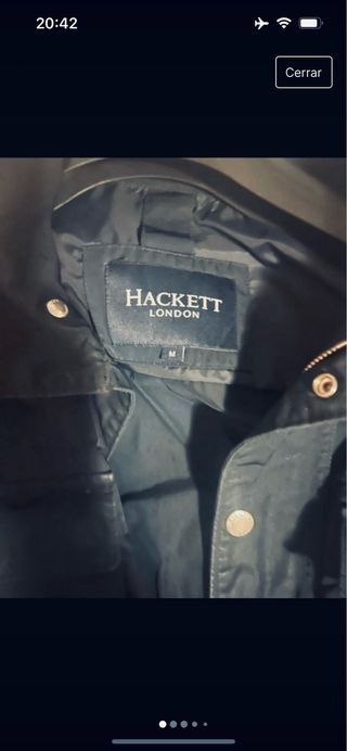parka azul Hackett