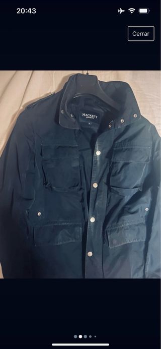 parka azul Hackett