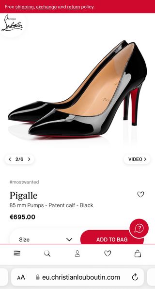 zapatos salón Louboutin