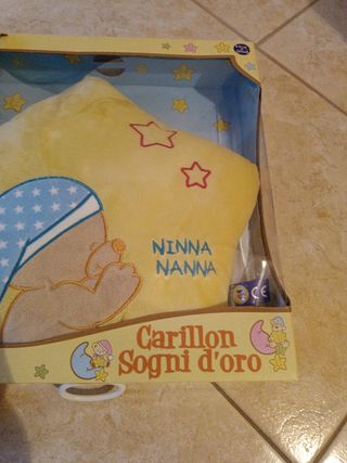 Cuscino con carillon ninna nanna