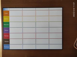 DIETARIO IMANTADO PARA FRIGORÍFICO