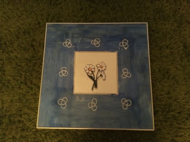 Cuadro acuarela flor