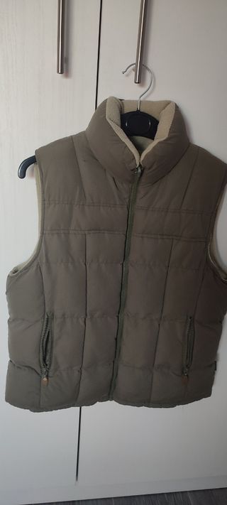 Chaquetón sin Manga de niño en color verde cacería