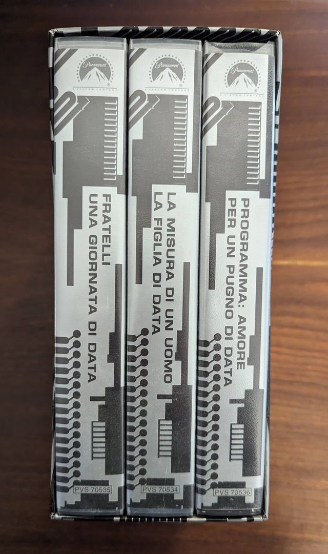 Star Trek TNG Data VHS