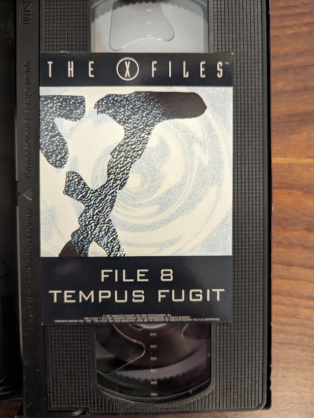 X-Files File 8 Tempus Fugit VHS