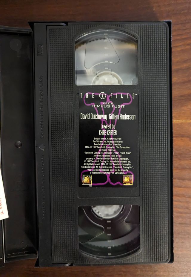 X-Files File 8 Tempus Fugit VHS
