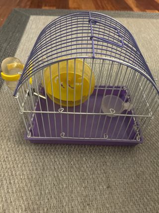 jaula hamster viaje