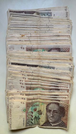 Billetes 5000 Pesetas 1992. Colon. LEER