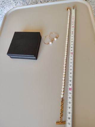 Conjunto pendientes y gargantilla