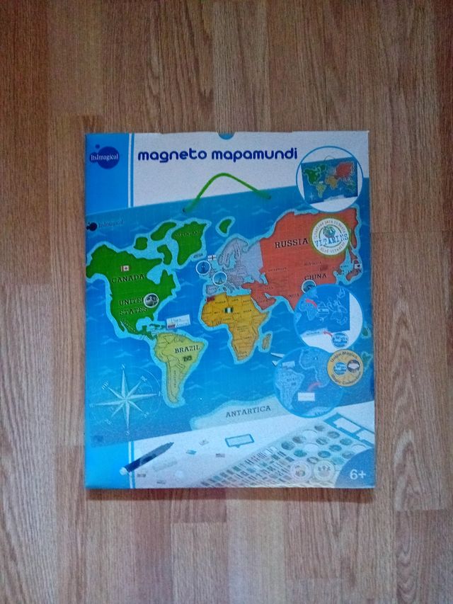 Juego de mesa Magneto Mapamundi