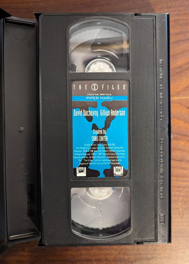 X-Files Piper Maru Edizione Speciale VHS
