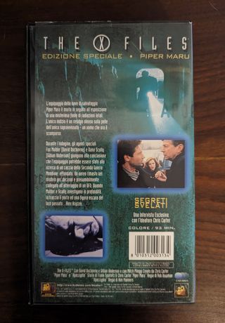 X-Files Piper Maru Edizione Speciale VHS