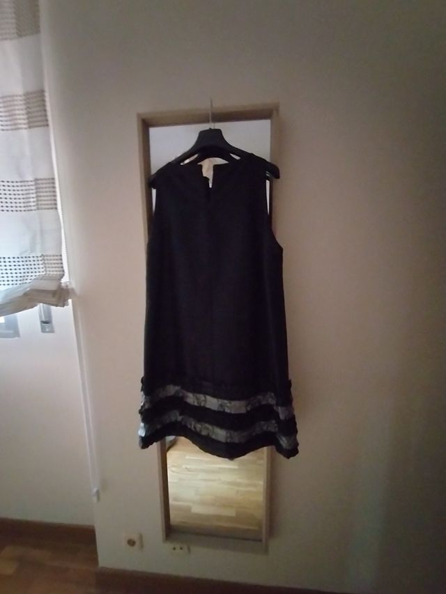 Vestido de vestir T 42 + pendientes y torera .