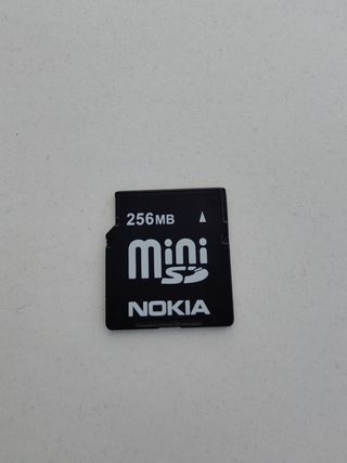 Tarjeta minisd Nokia 256mb