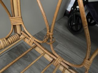 mini cuna moisés mimbre bambu bebe