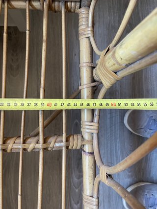 mini cuna moisés mimbre bambu bebe